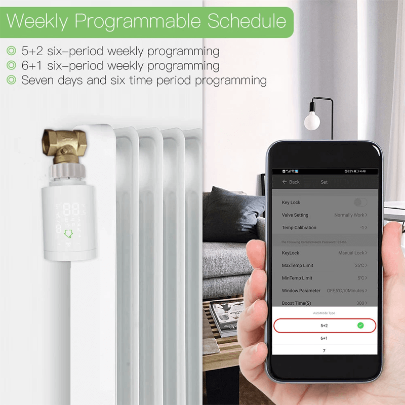 Smart Termostatventil med WiFi – Styrning av Radiator och Element via App