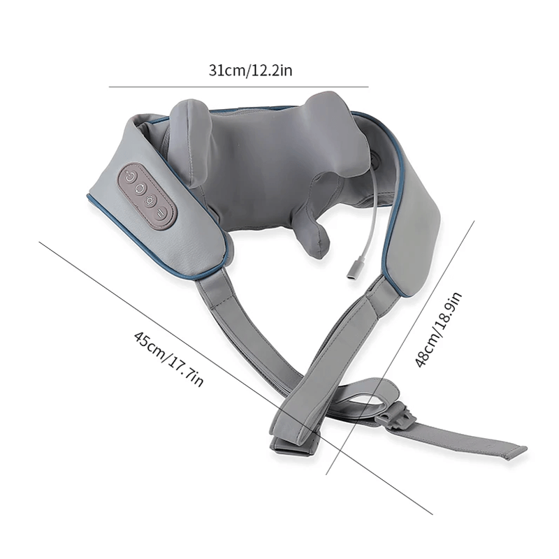 Trådlös Nack- och Axelmassör