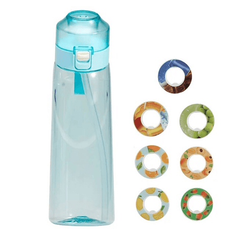 Air Wasserflasche mit Duftringen 7 Kapseln 650ml