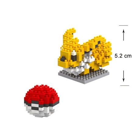 Poke Karaktärs Nanoblocks Anime Byggklossar