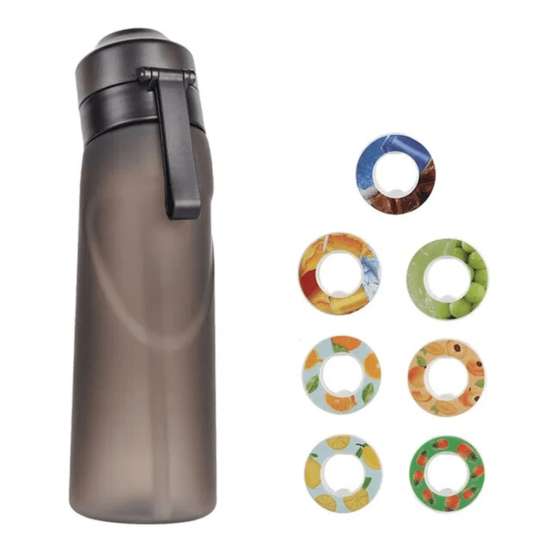 Air Wasserflasche mit Duftringen 7 Kapseln 650ml