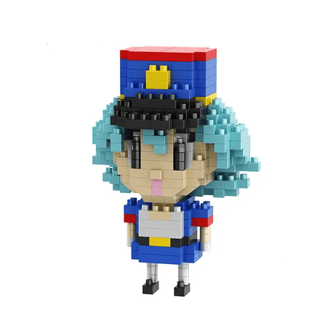 Poke Karaktärs Nanoblocks Anime Byggklossar