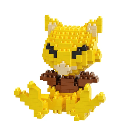 Poke Karaktärs Nanoblocks Anime Byggklossar