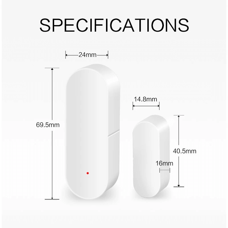 Smart Dörrsensor med WiFi och Bluetooth