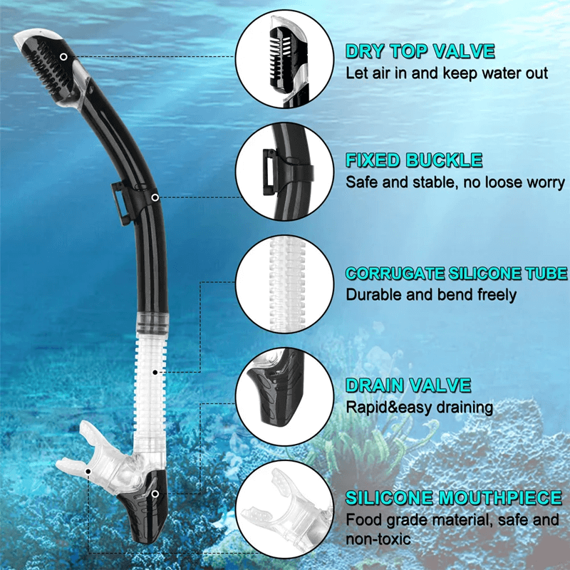 Professionell Dykning Snorkel