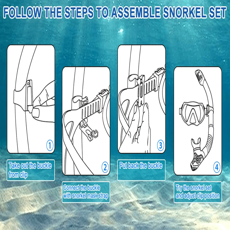 Professionell Dykning Snorkel