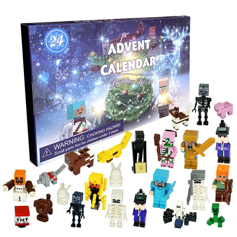 MiniCraft Adventskalender – 24-Dagars Nedräkning med Actionfigurer