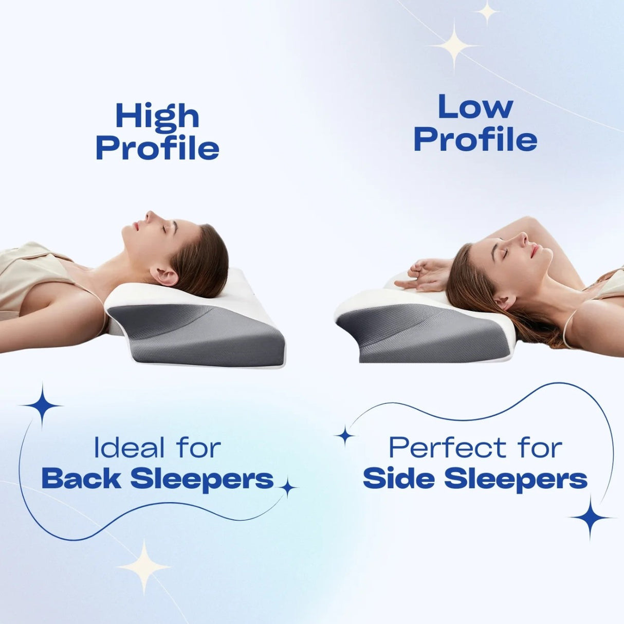 Snoozeit.™ - Ergonomisk & Skön Ortopedisk Nackkudde