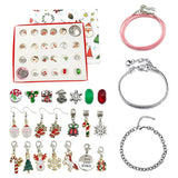 Lyxig Smyckes-Adventskalender – 24 Luckor med Armband & Berlocker