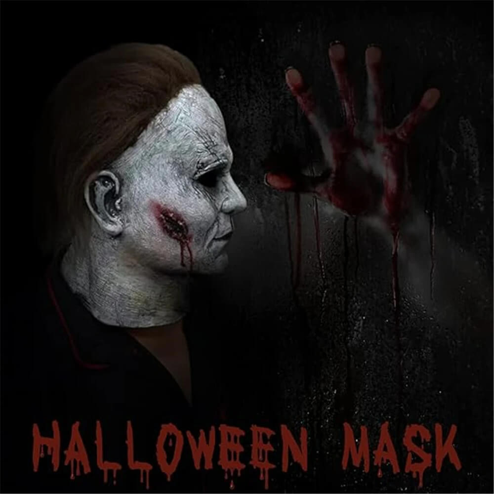 Halloween Michael Myers Mask – Skräckmask för Halloween och Cosplay