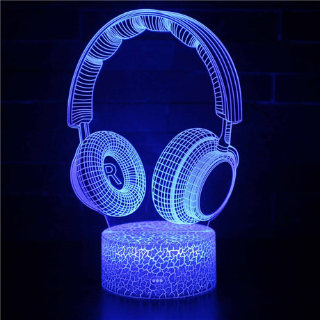 3D LED Lampa Gamer