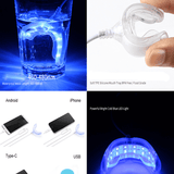 USB Smart Tandblekningskit med LED-ljus Blue Light